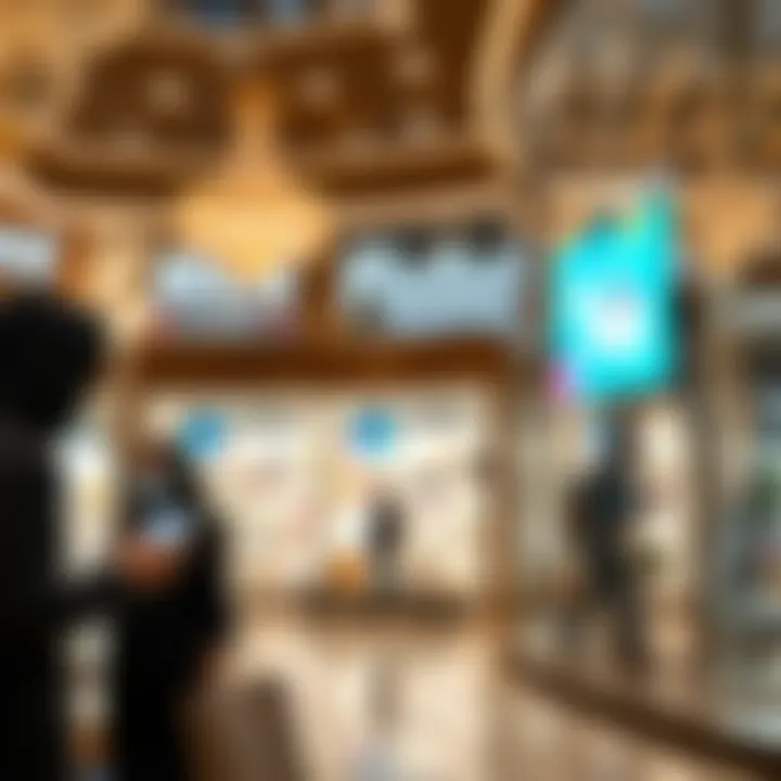 E-commerce Trends in Dubai An interactive e-commerce interface demonstrating online shopping trends