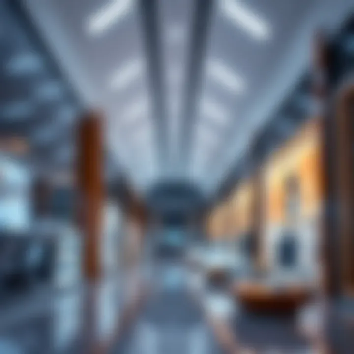 Futuristic Retail Experience in Dubai A futuristic retail space designed for enhanced consumer experience