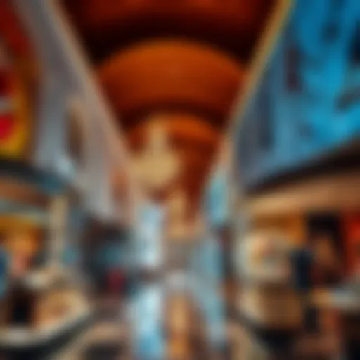 Luxury Marketplace in Dubai A vibrant marketplace showcasing luxury brands in Dubai