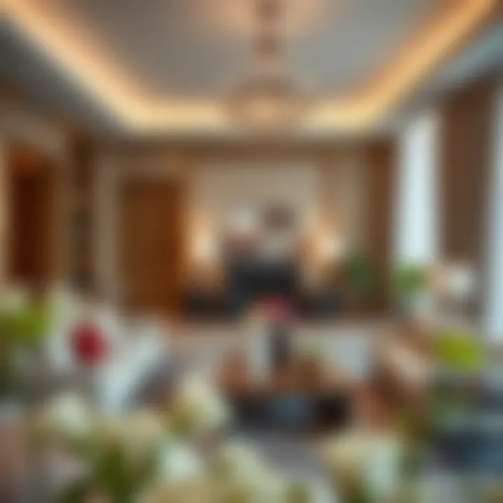 Elegant Interior of Olivia Residences Luxurious living space interior at Olivia Residences