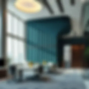 Contemporary Offices in One Business Bay Modern office interiors in One Business Bay