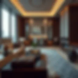 Stylish living room showcasing Pan Emirates furniture