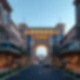 Architectural design of Pantheon Boulevard