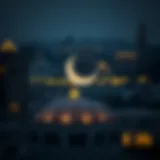 The Crescent Moon: A Sign of Ramadan The crescent moon symbolizing the start of Ramadan