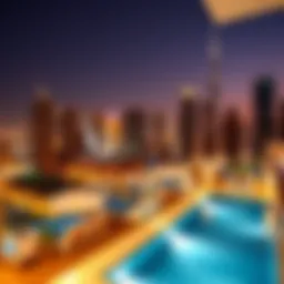 Stunning skyline view of Dubai showcasing luxury apartments