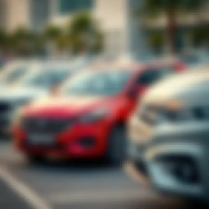 RTA Rent A Car Fleet Overview Modern RTA Rent A Car fleet in Dubai