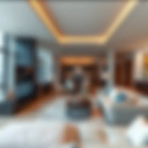 Luxurious interior of a Savoy Suites apartment showcasing modern design