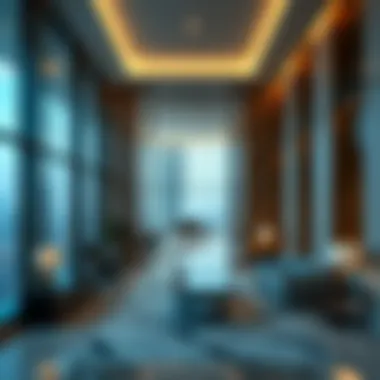 Interior view highlighting premium office spaces within the tower