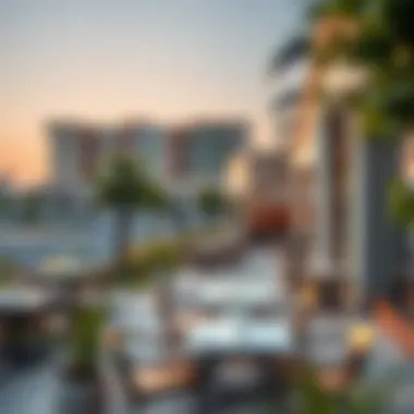 Vibrant lifestyle scene in South Heights Al Wasl with cafes and parks