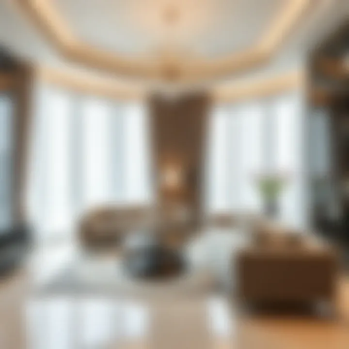 Luxurious apartment interiors reflecting contemporary design in South Heights Al Wasl