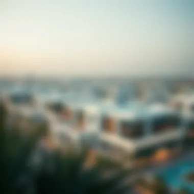 Aerial View of the Ansam Project Aerial view of the Ansam Project showcasing its modern architecture