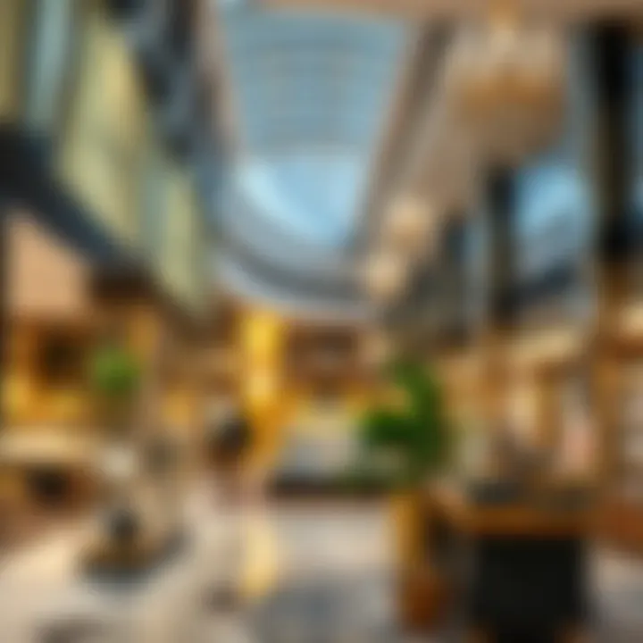 Luxury Shopping Experience in Dubai Interior of a luxury retail store in Dubai