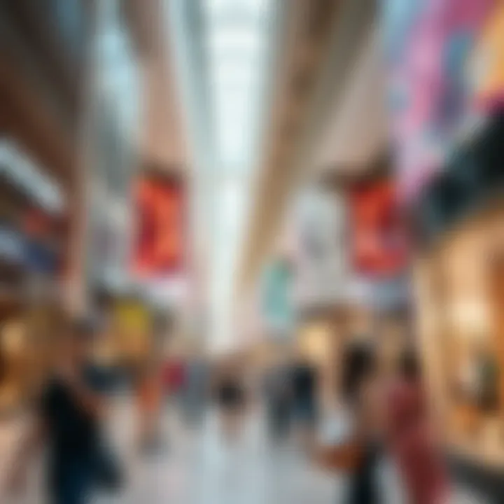 Tourist Shopping in Dubai's Malls Tourists engaging in shopping at a popular Dubai mall