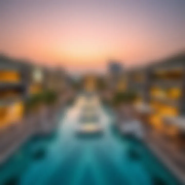 Panoramic view of the surrounding area illustrating the mall's significance in Dubai