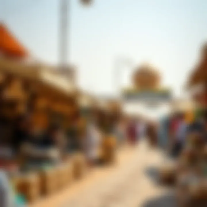 Vibrant Omani Market Experience Local Omani market filled with authentic goods