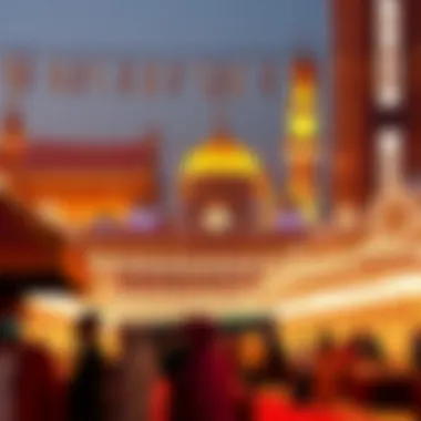 Eid al-Fitr Festivities in Dubai Festive atmosphere during Eid al-Fitr in Dubai