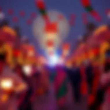 Vibrant Festivities in the UAE Festive celebration in the UAE