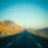 Scenic highway connecting Dubai and Al Ain