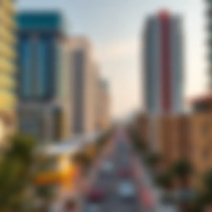 Vibrant Location of Al Barsha 1 View of Al Barsha 1 area emphasizing the location's vibrancy