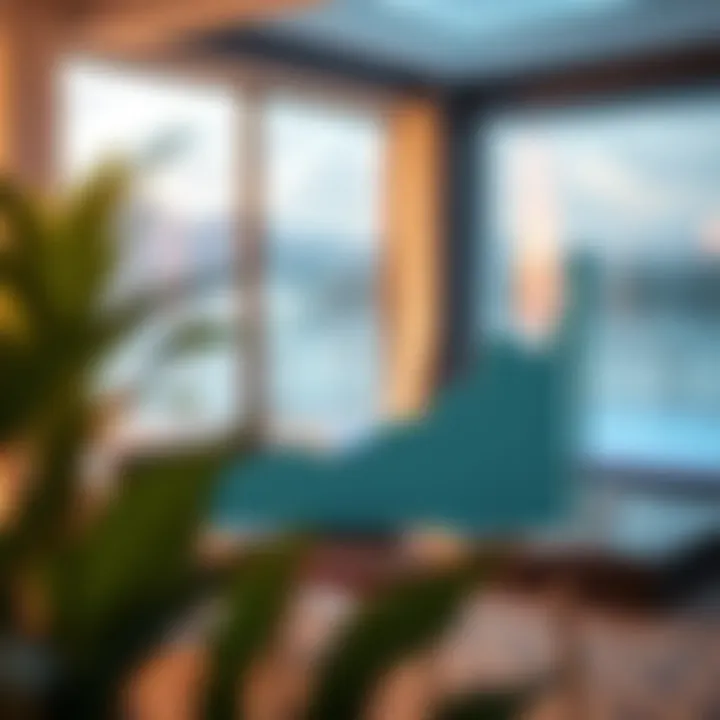 Graph depicting trends in short-term rental market growth