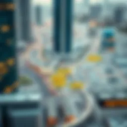 Map of Karama with postal code highlights