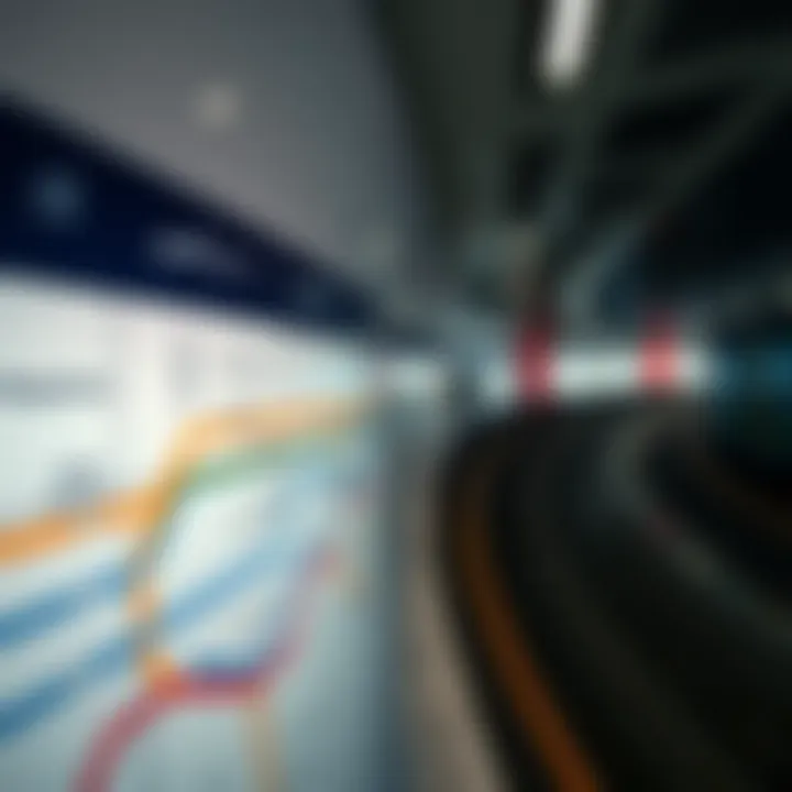 Dubai Metro Map Metro map of Dubai