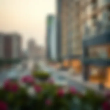 Real Estate Trends Analysis Infographic on real estate trends in Burjuman area post-partition