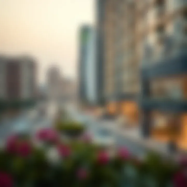 Real Estate Trends Analysis Infographic on real estate trends in Burjuman area post-partition