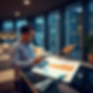 Investors Assessing Key Property Data Investors reviewing property data