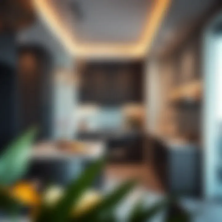 Functional Kitchen Area in the Elan Design Functional kitchen area in the Elan design