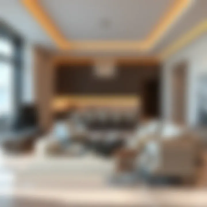 Stylish Living Space of the Elan Floor Plan Stylish living space of the Elan floor plan