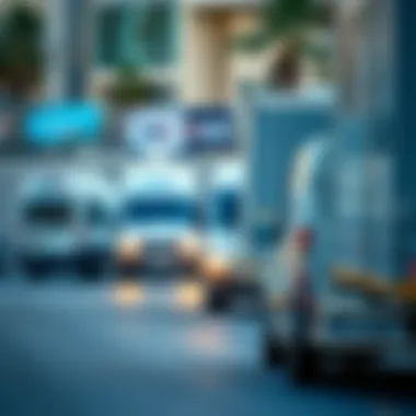 Local Moving Services in Dubai Local moving service vehicles in Dubai