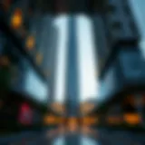 Stunning architectural view of Uniestate Prime Tower showcasing its modern design