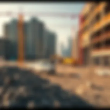 Construction site showcasing ongoing commercial project by Volare