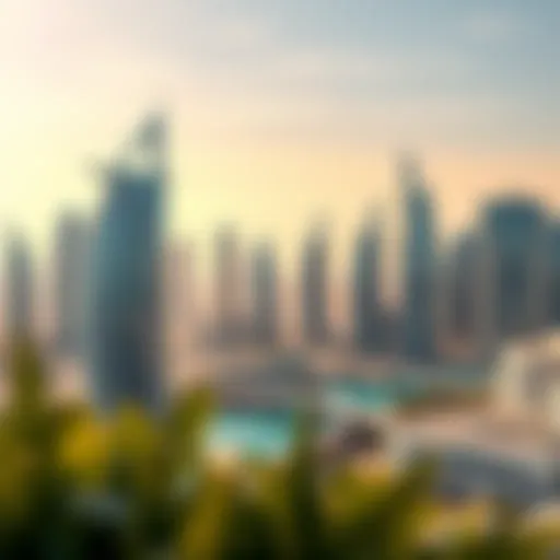 Stunning skyline of Dubai featuring modern architecture
