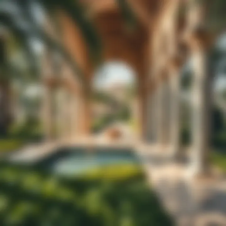 A close-up of the stunning architecture surrounding Zabeel Park